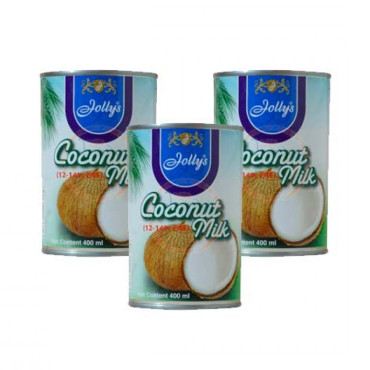 JOLLYS COCONUT LOW FAT MILK 3S*400ML