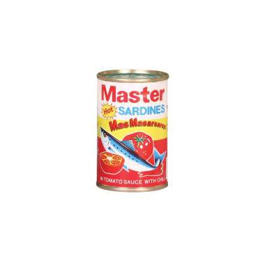 MASTER SARDINES IN TOMATO SAUCE CHILLI RED 155GM