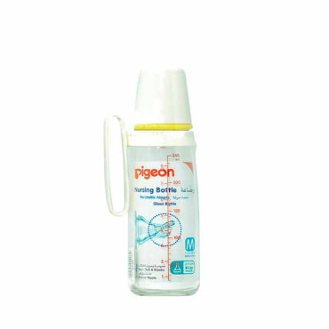 PIGEON GLASS NURSER WITH HANDLE 8OZ (PA226) 