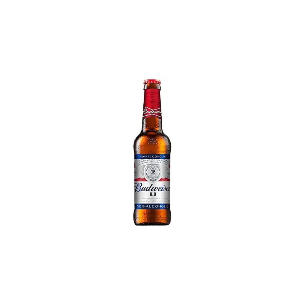 BUDWEISER NON-ALCOHOLIC BEER CAN 330ML