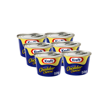 KRAFT  CHEESE CAN LOW FAT  SPECIAL 6X50GM