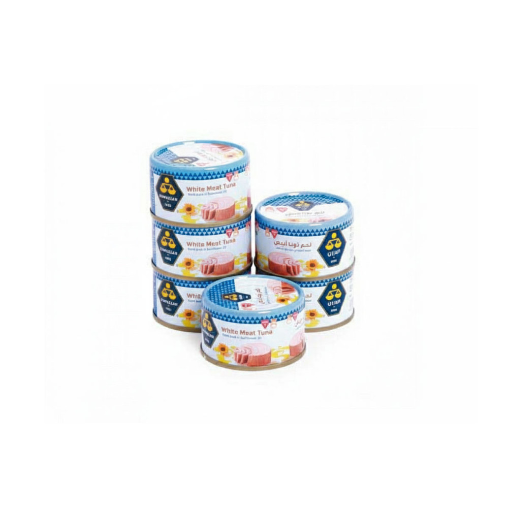 ALWAZZAN WHITE MEAT TUNA IN BRIME 6S*90 GM