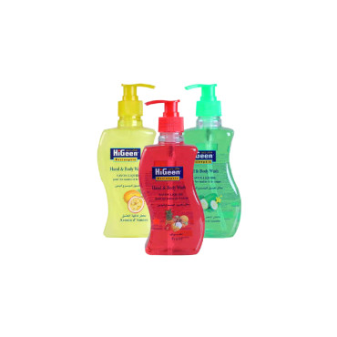 HIGEEN HAND&BODY WASH 500ML 2+1FREE