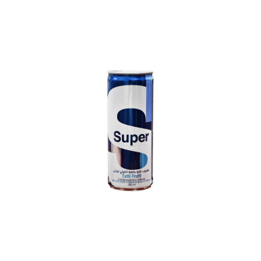 SUPER TUTTI FRUTTI CARBONATED DRINK 250ML