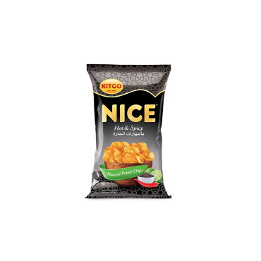 KITCO NICE HOT AND SPICY CHIPS 45 GM