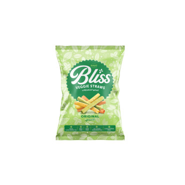 KITCO BLISS VEGGIE  STRAWS ORIGINAL 34GM