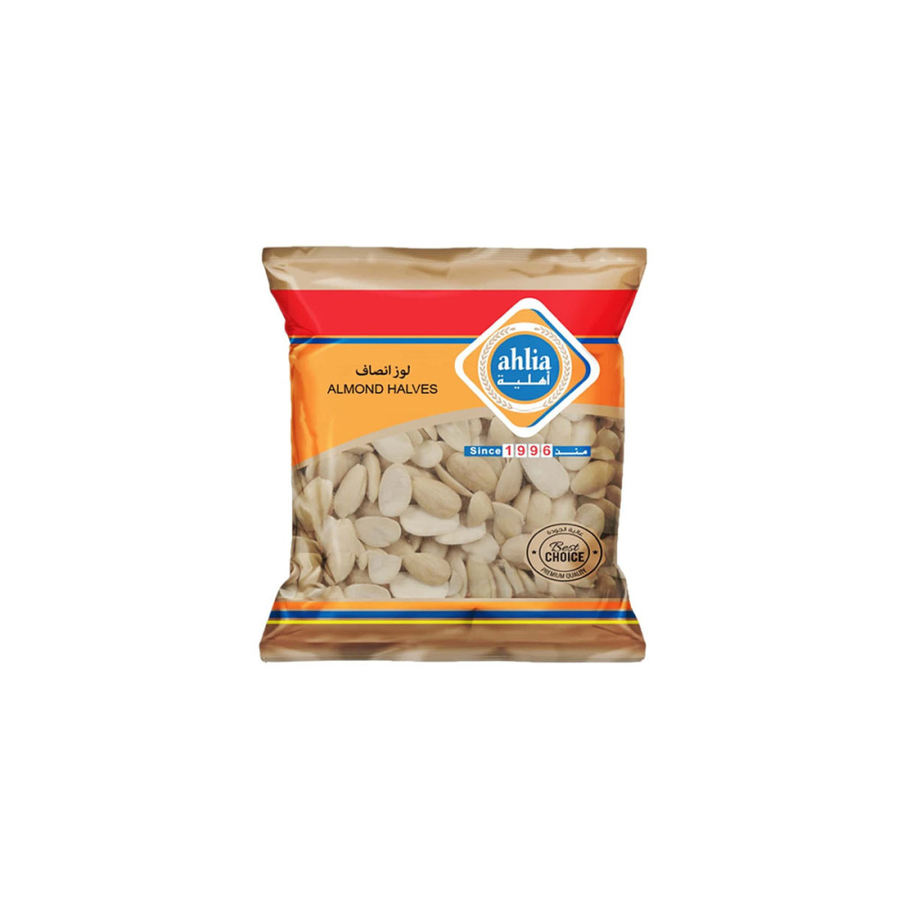 AHLIA ALMOND HALVES 100GM