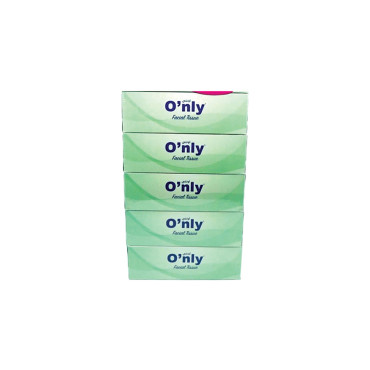 ONLY FACIAL TISSUE (190 X 210MM) 2PLY 5 X 200 S