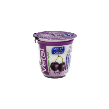 ALMARAI VETAL LAYERED BLACK CHERRY YOGHURT 140GM