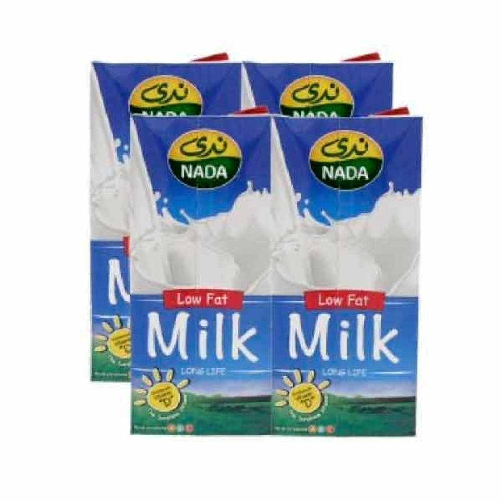 NADA LONG LIFE LOW FAT MILK 4 X 1LTR 