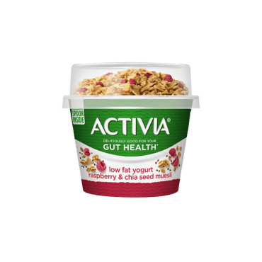 ACTIVIA MIX & GO YOGHURT CHIA RASPBERRY 170GM