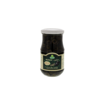 HALWANI SLICED BLACK OLIVES 325GM