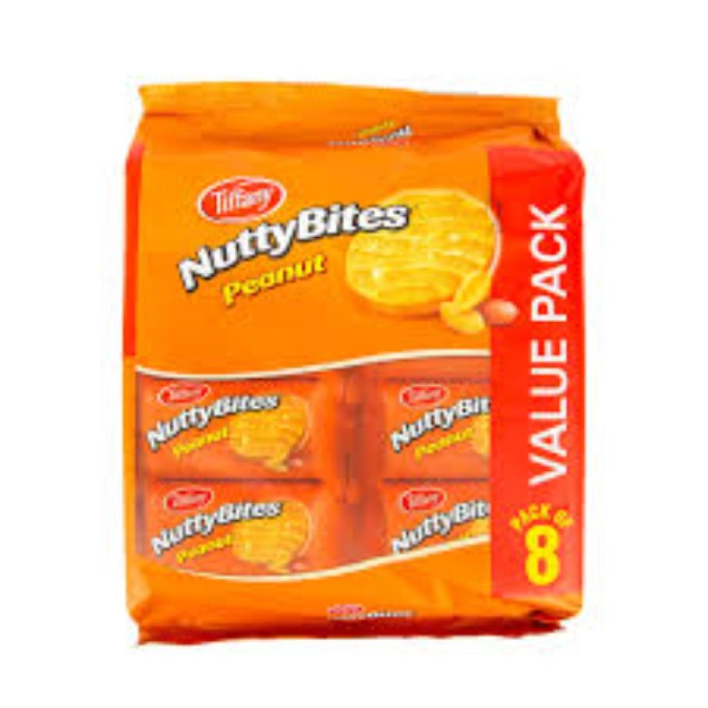 TIFFANY NUTTY BITES PEANUT 8 X 72 GM