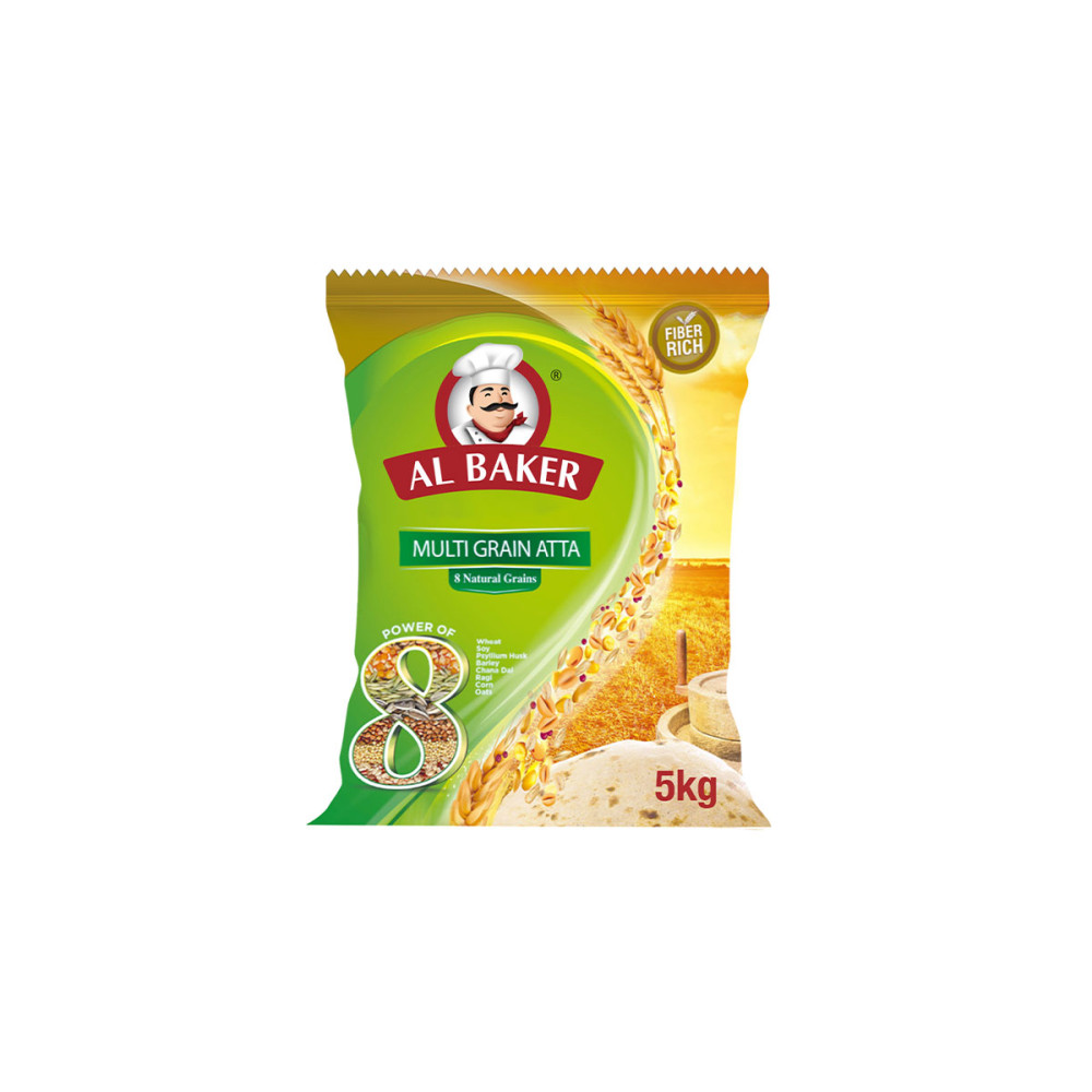AL BAKER MULTI GRAIN FLOUR ATTA 5KG