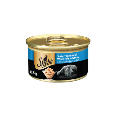 SHEBA TUNA&WHITE FISH 85G