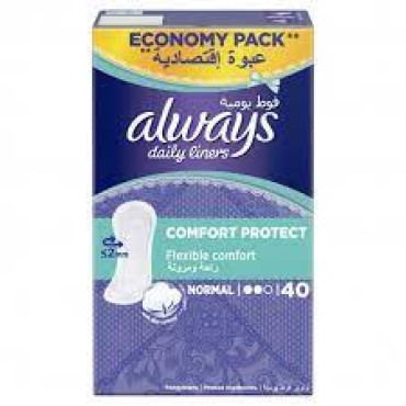 ALWAYS COMFORT PROTECT NORMAL 40S