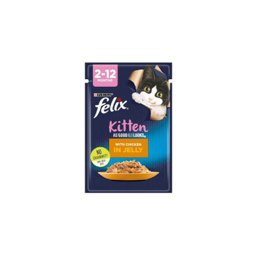 FELIX AGAIL KITTEN CHICKEN GIJ 85GM