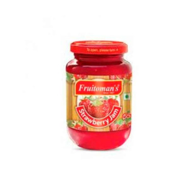 FRUITOMANS STRAWBERRY JAM 500GM 