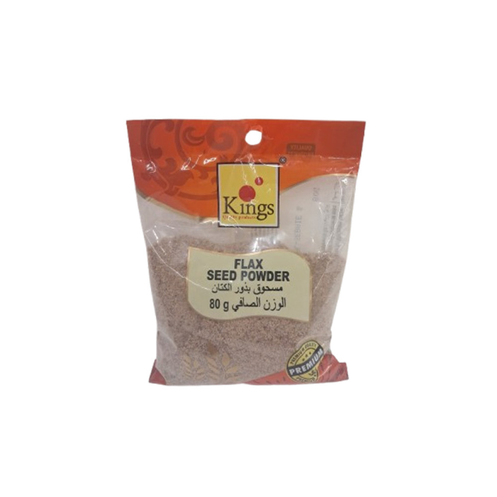 KINGS FLAX SEED POWDER 80 GM