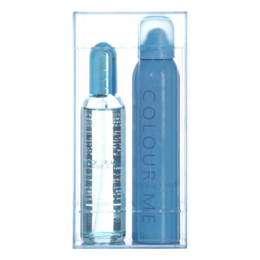 COLOUR ME SKY BLUE GIFT SET FOR WOMEN - EDP 100ML + DEO 150ML 